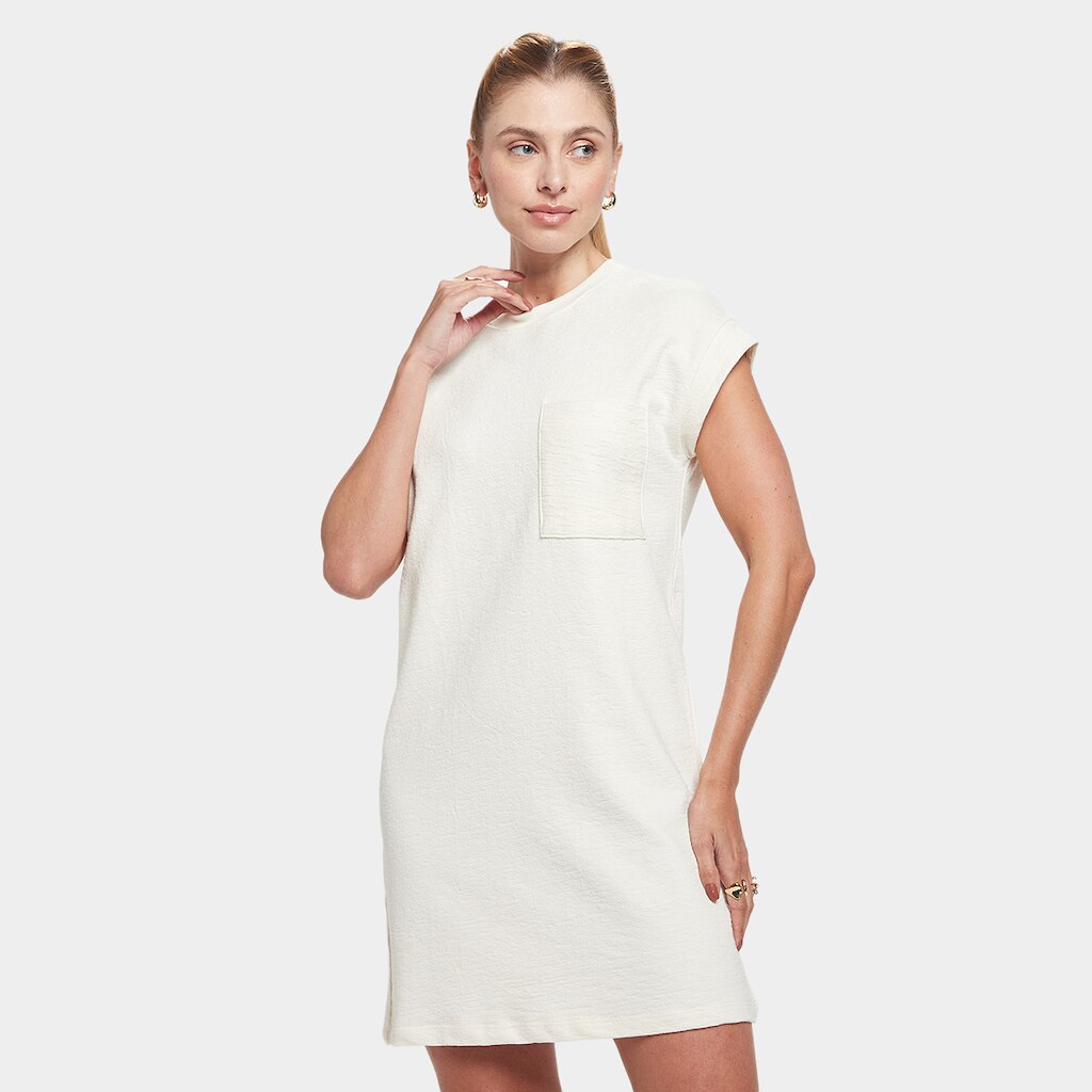 Vestido Hering Manga Curta Feminino