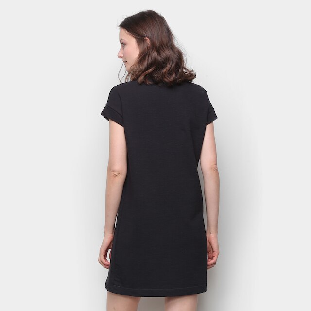 Vestido Hering Manga Curta Feminino