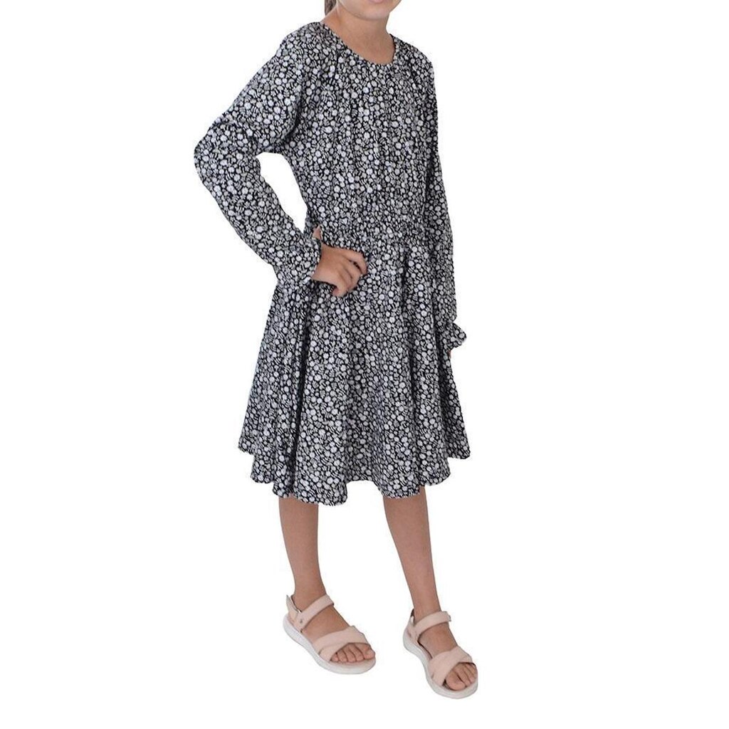 Vestido Inf Juvenil Carinhoso ML Preto - 10001