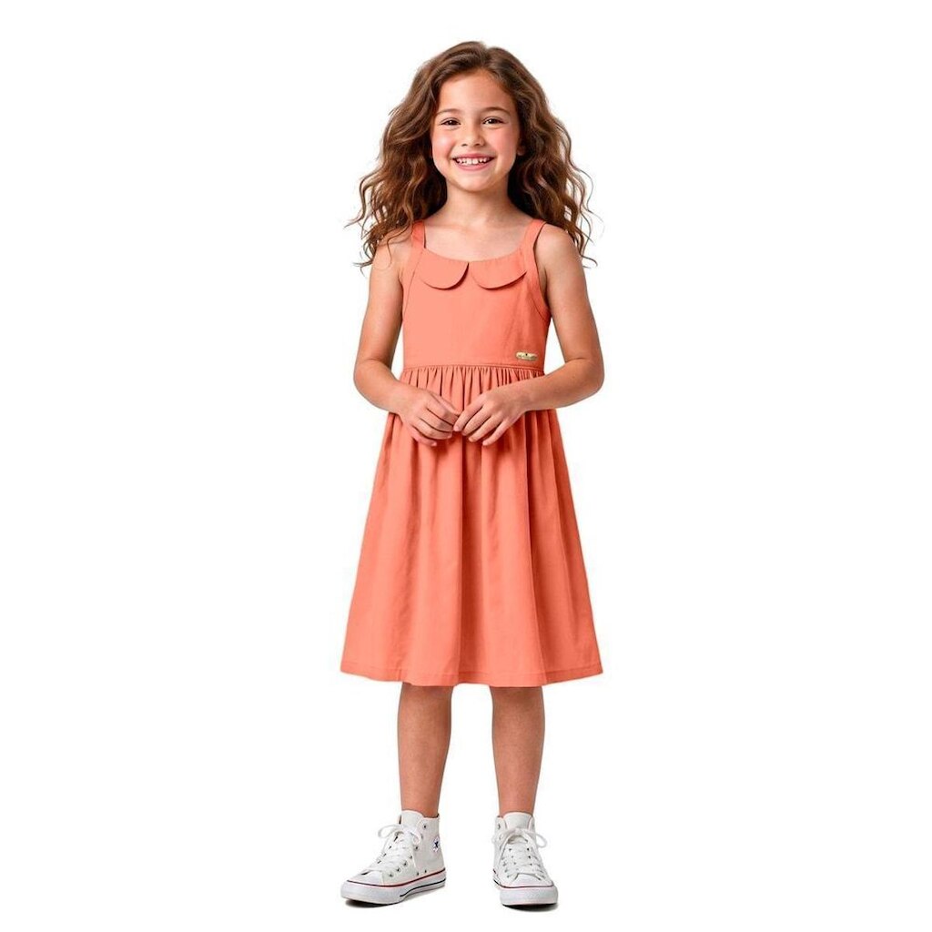Vestido Infantil Basiquinho Fun Alphabeto