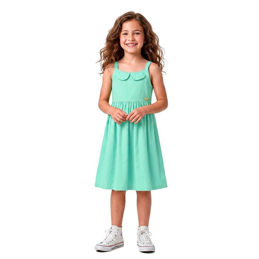Vestido Infantil Basiquinho Fun Alphabeto