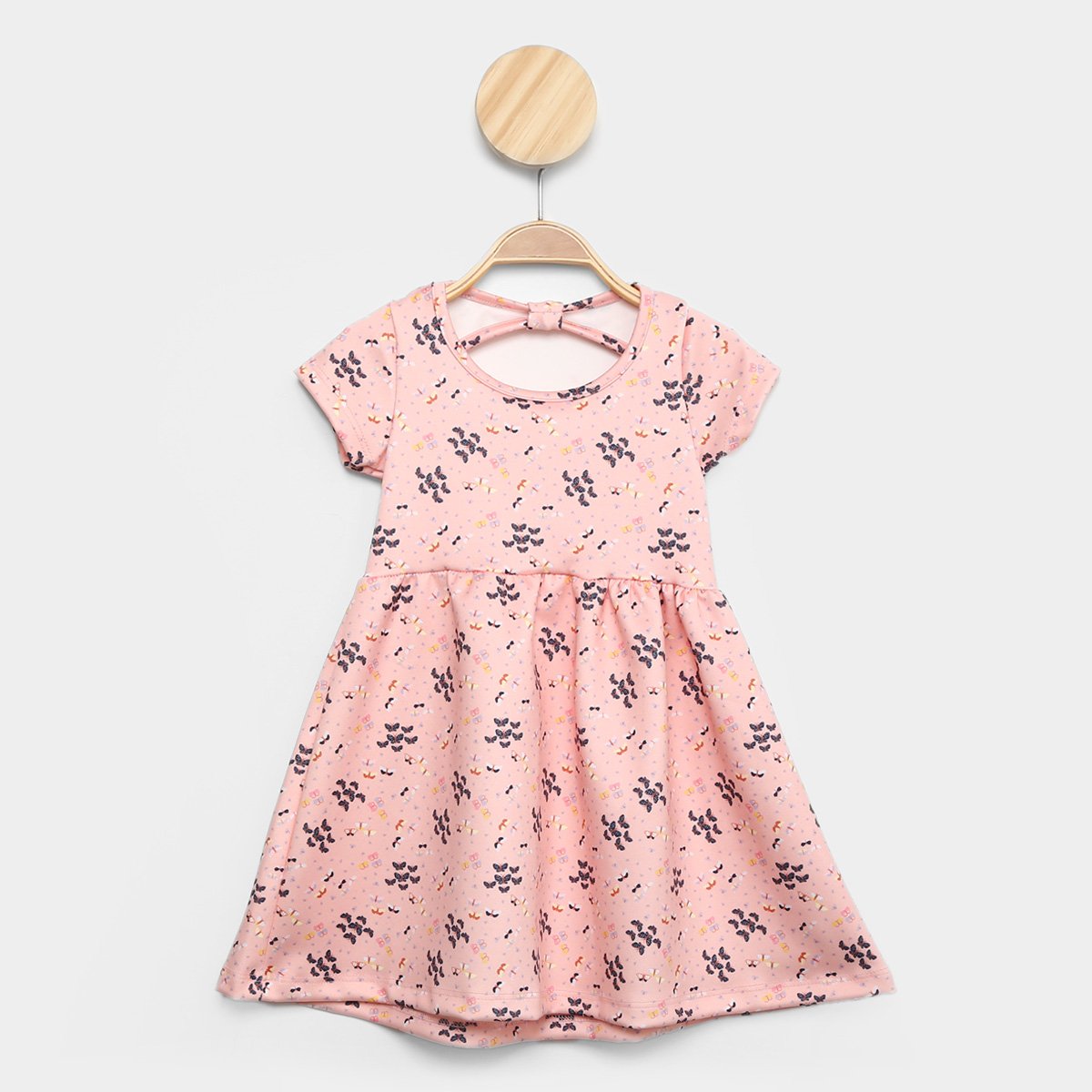Vestido Infantil Candy Kids Libélula Feminino - Rosa Menor preço em Vestido Infantil Candy Kids Libélula Feminino - Rosa