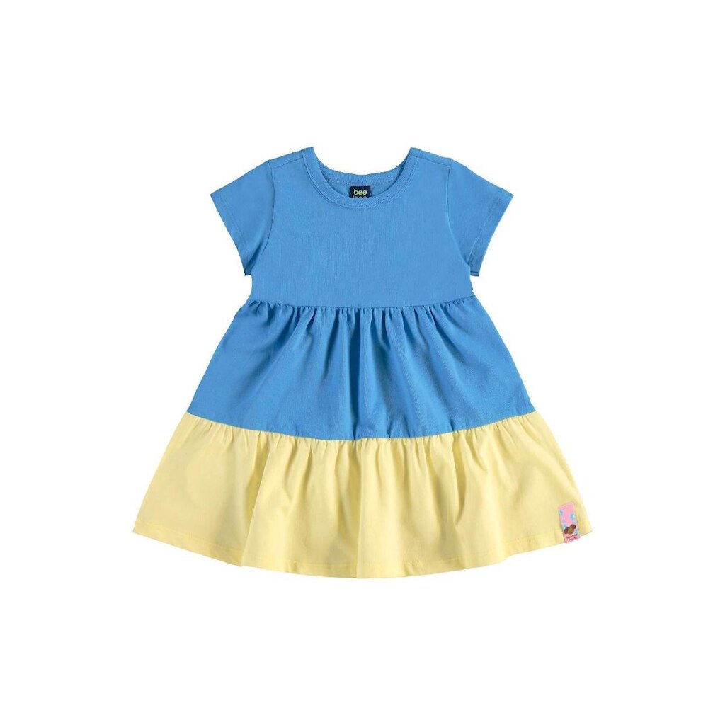 Vestido Infantil em Meia Malha Bee Loop