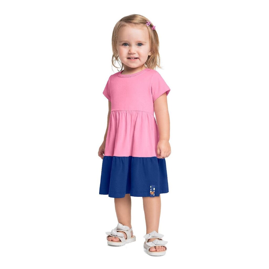 Vestido Infantil em Meia Malha Bee Loop