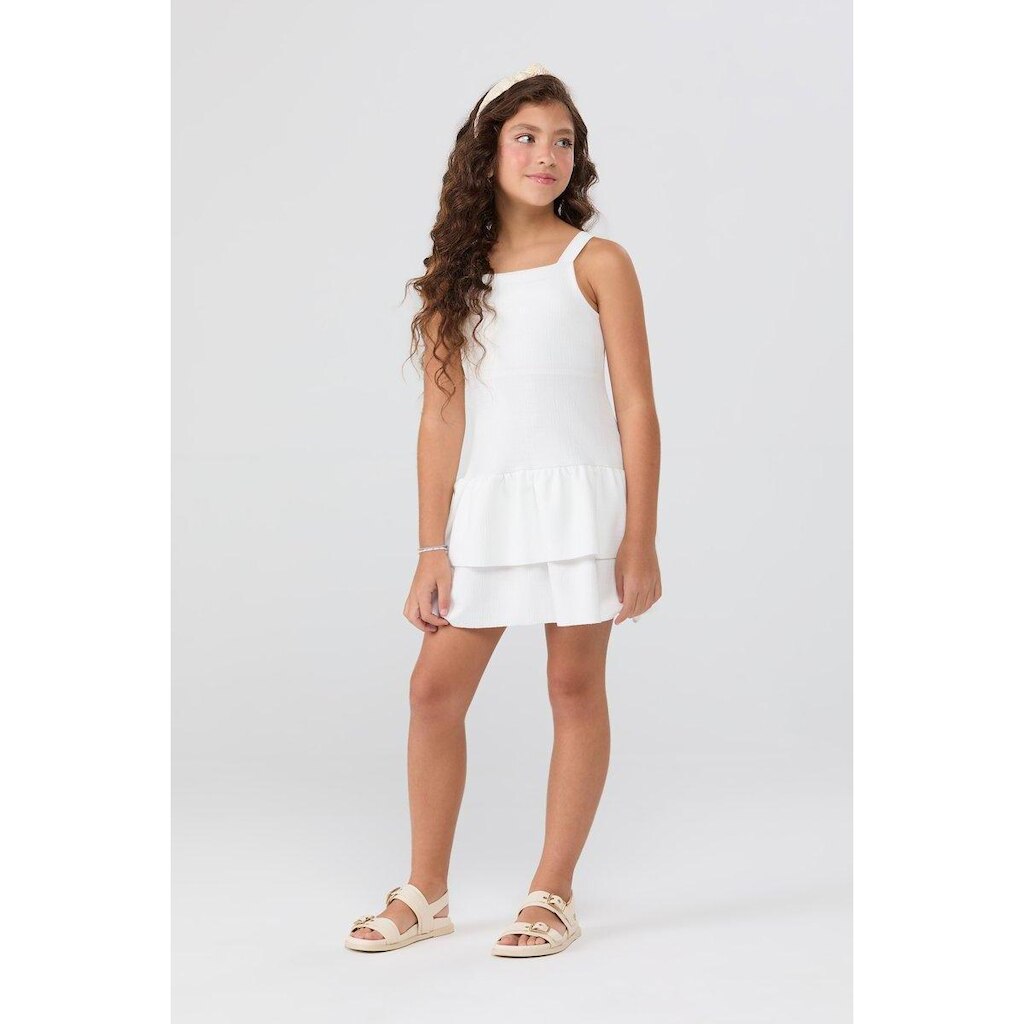 Vestido Infantil Feminino Regata Babadinhos