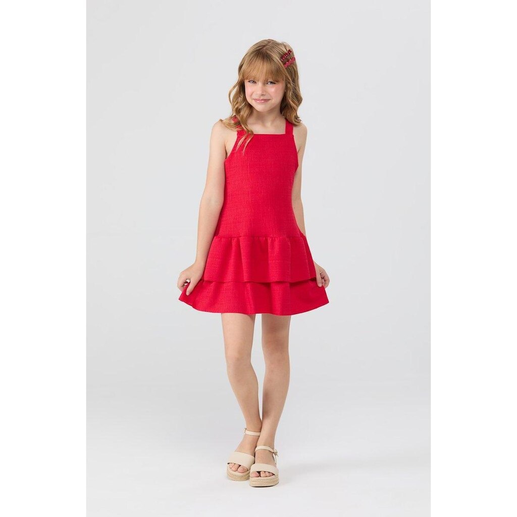 Vestido Infantil Feminino Regata Babadinhos