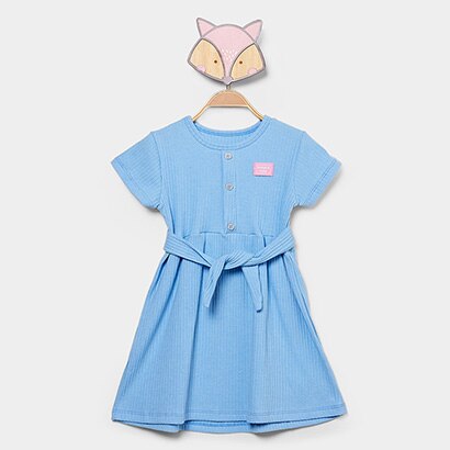Vestido Infantil Kamylus Estampado - Feminino
