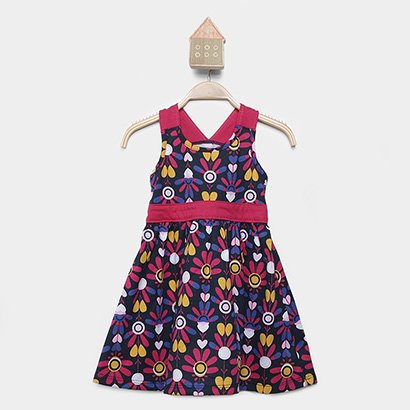 Vestido Infantil Kyly Estampado - Feminino