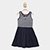 Vestido Infantil Kyly Estampado Menina - Marinho