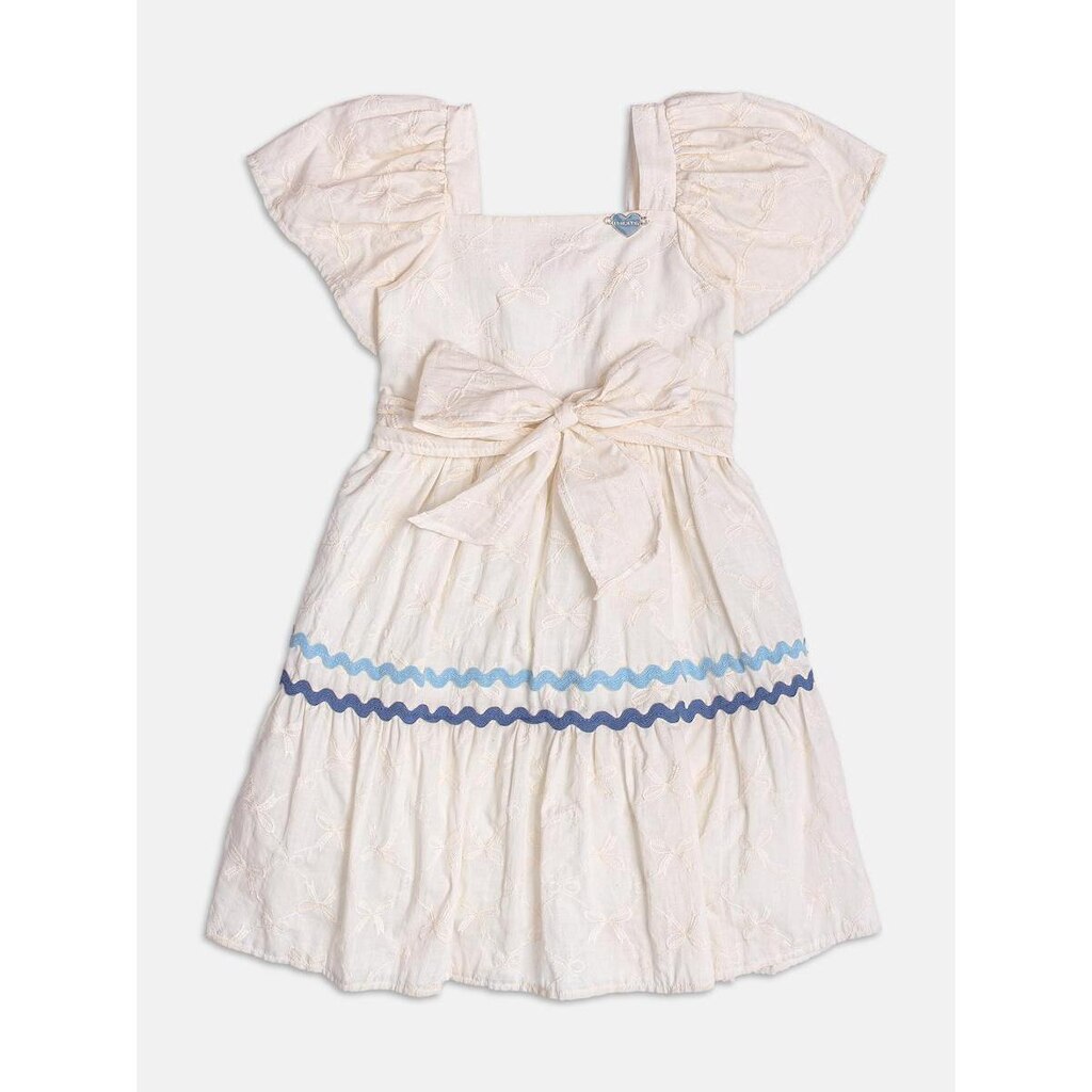 Vestido Infantil Laise Off White Bordado Sianinha Momi