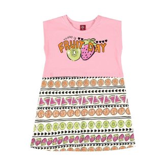 Vestido Infantil Listrado Bee Loop