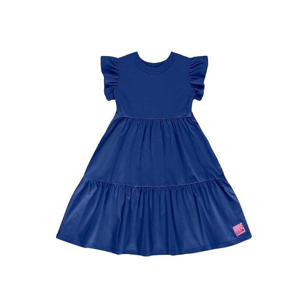 Vestido Infantil Manga Curta Bee Loop