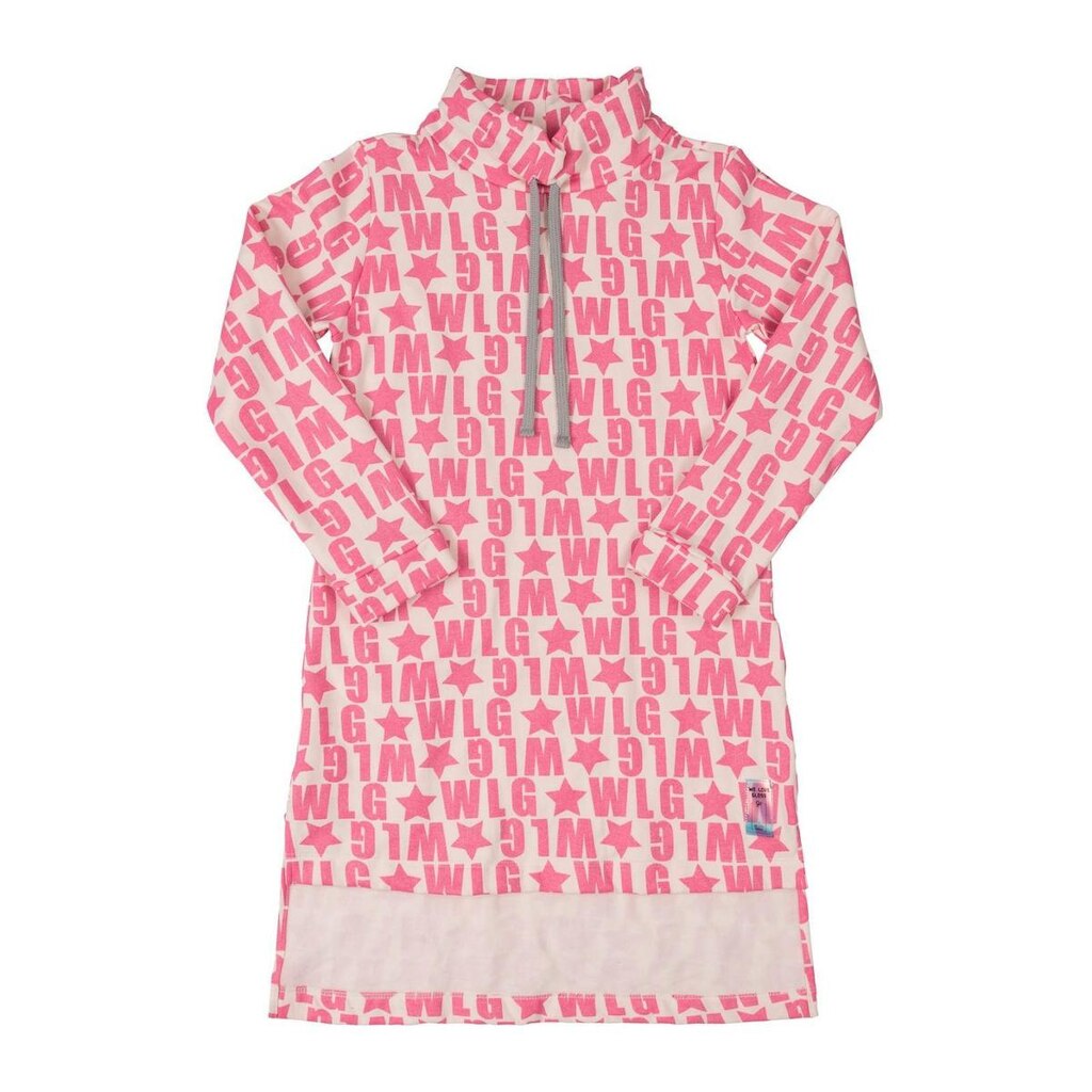 Vestido Infantil Manga Longa em Molecotton Gloss