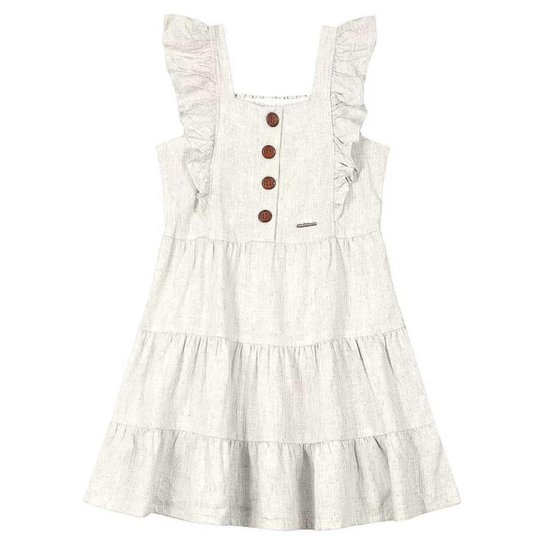 Linho Roupas De Bebe Marca Carinhoso Vestido Infantil Menina Linho