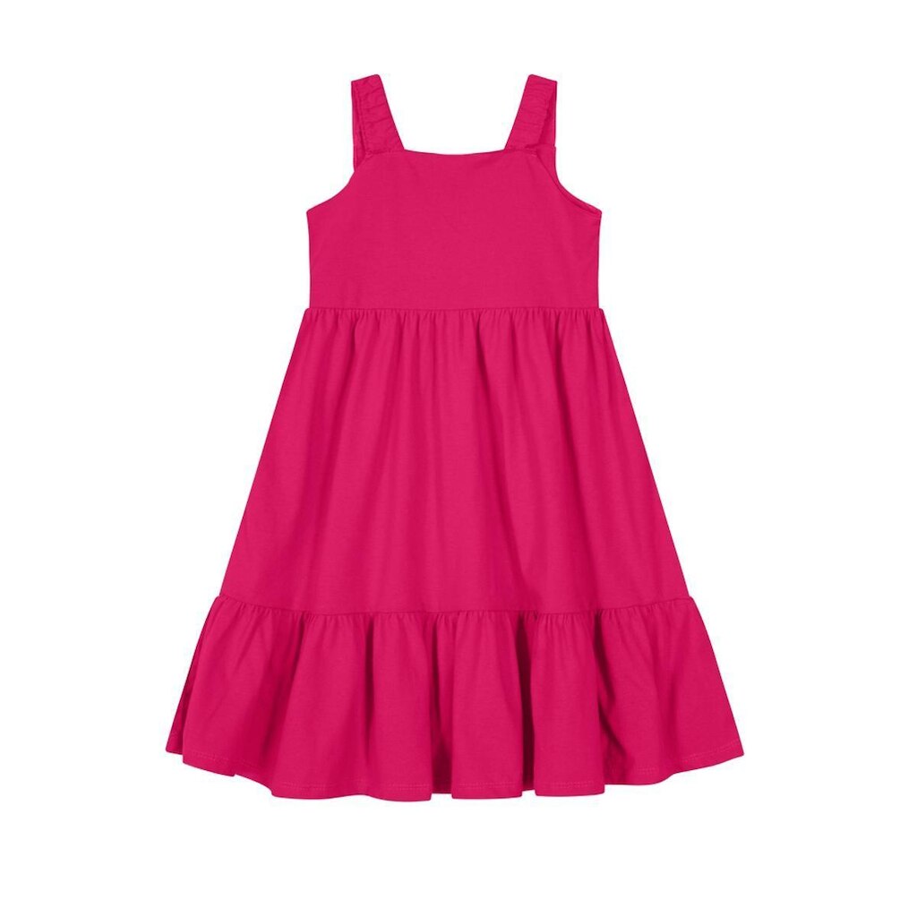 Vestido Infantil Menina Rosa Brandili