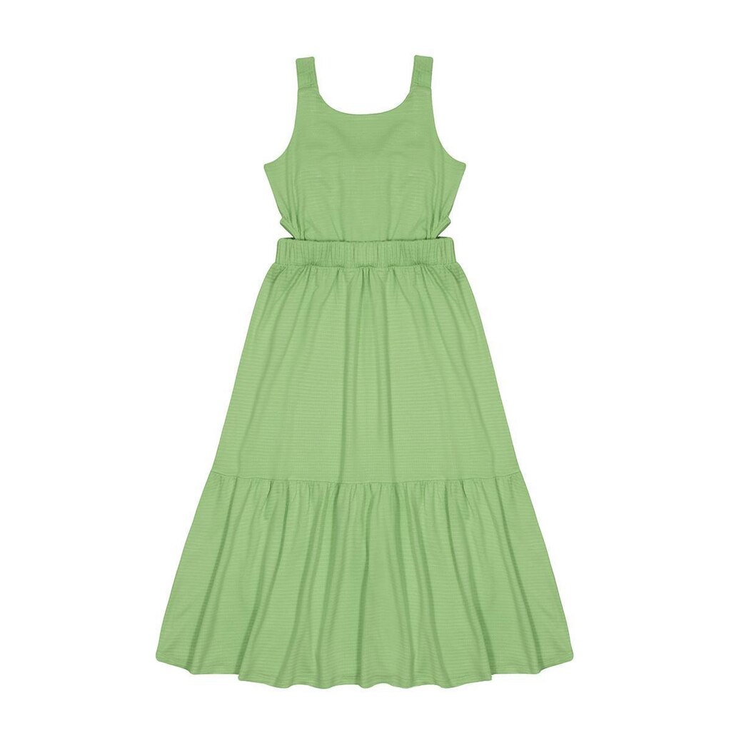 Vestido Infantil Menina Verde com Alças Alakazoo