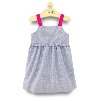 Vestido Infantil Pandi Laço Contraste Feminino