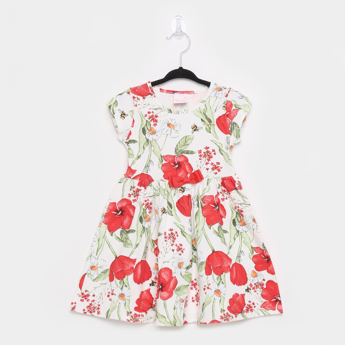 vestido midi rodado infantil