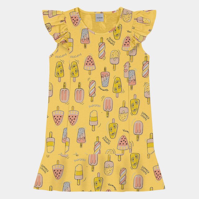Vestido Infantil Rovitex Picolé