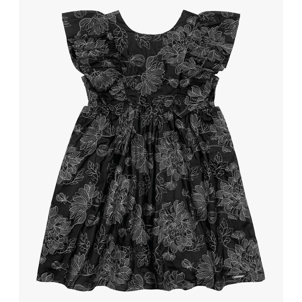 Vestido Infantil Trick Nick Preto