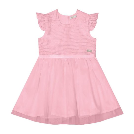 Vestido Infantil Trick Nick - Rosa