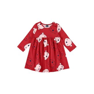Vestido Infantil Ursinho em Cotton Bee Loop