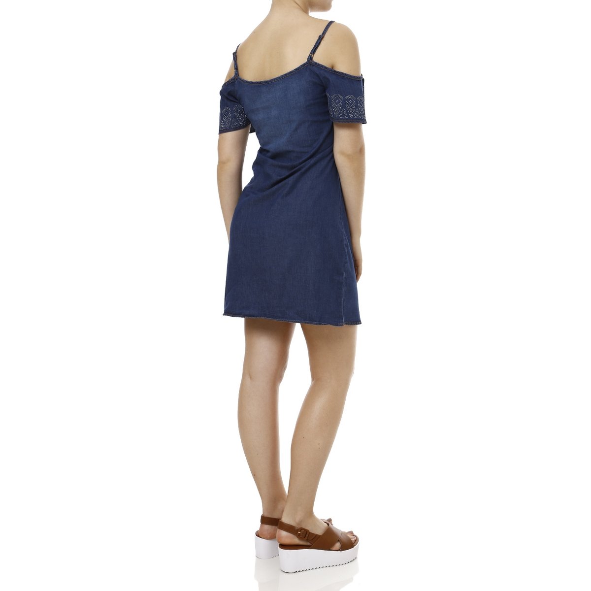 vestido jeans cativa