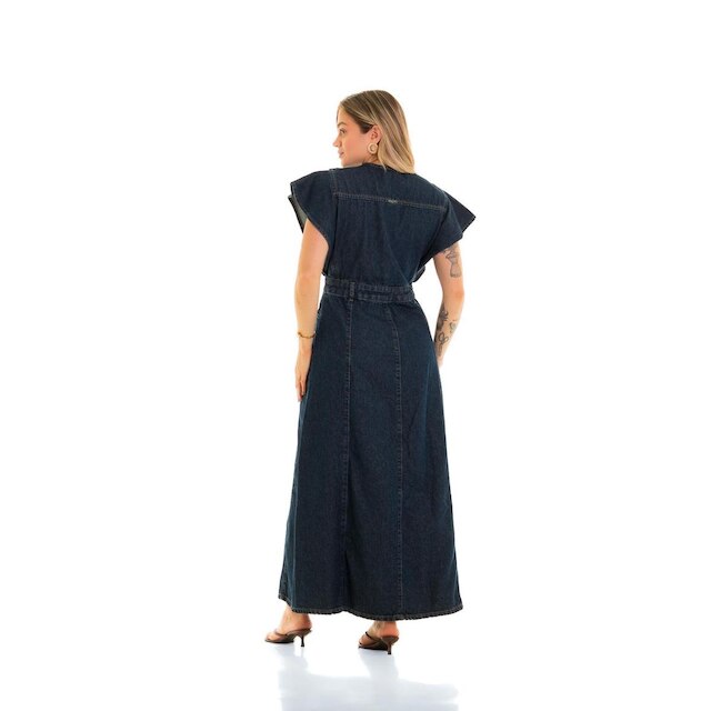 Vestido Jeans Feminino Arauto