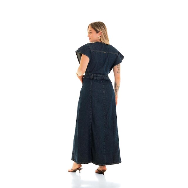Vestido Jeans Feminino Arauto