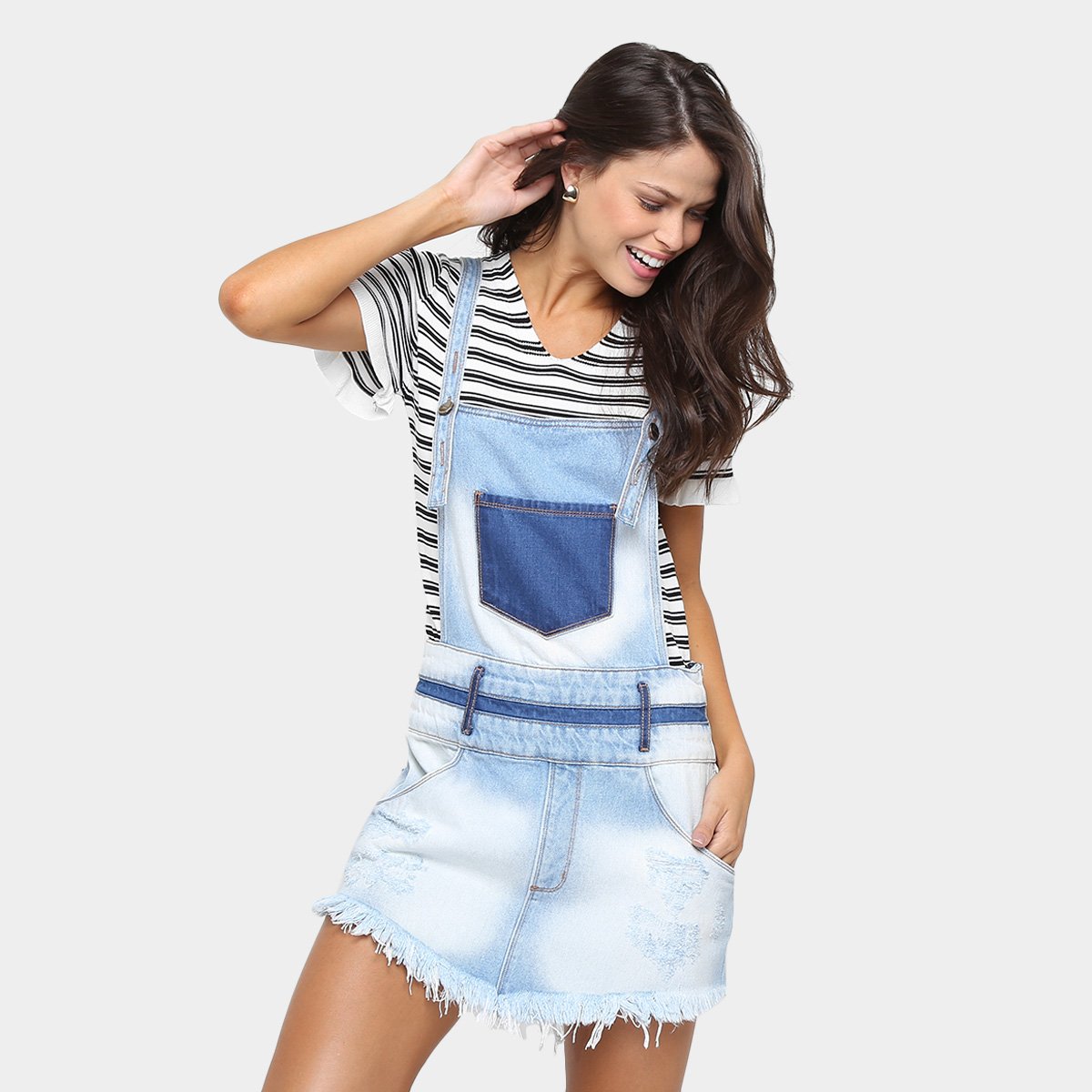 vestido jeans lança perfume