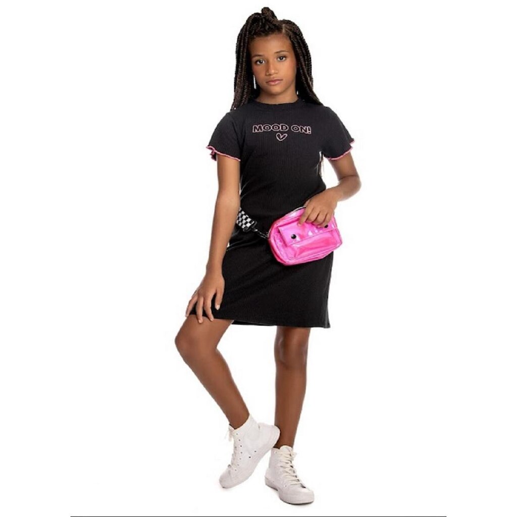 Vestido Juvenil Em Ribana Bordado De Linha Mood On Teen