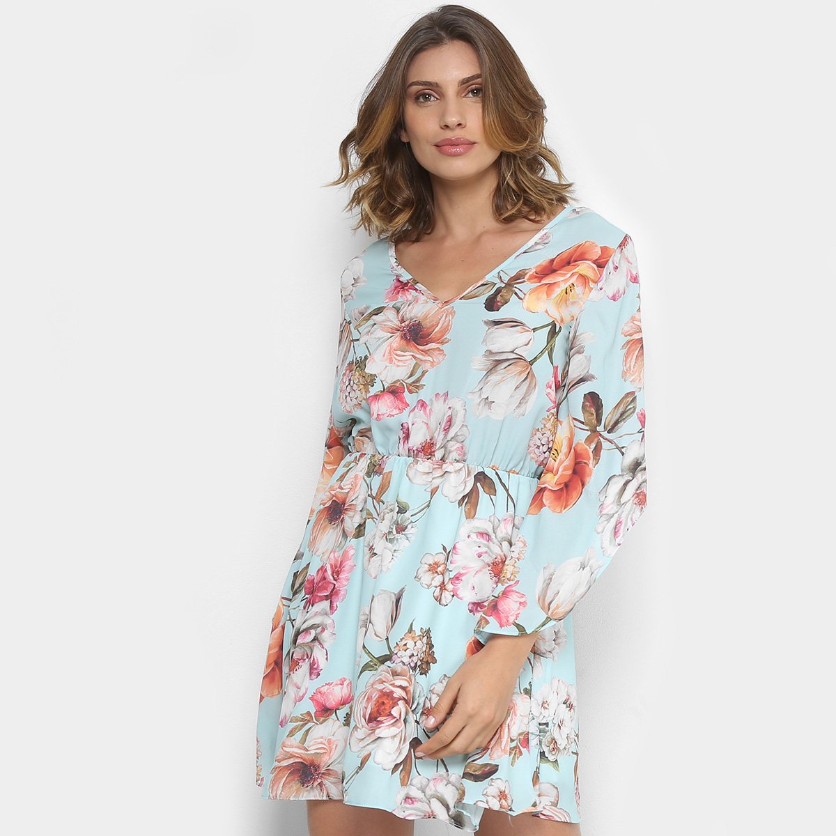 vestido lança perfume floral