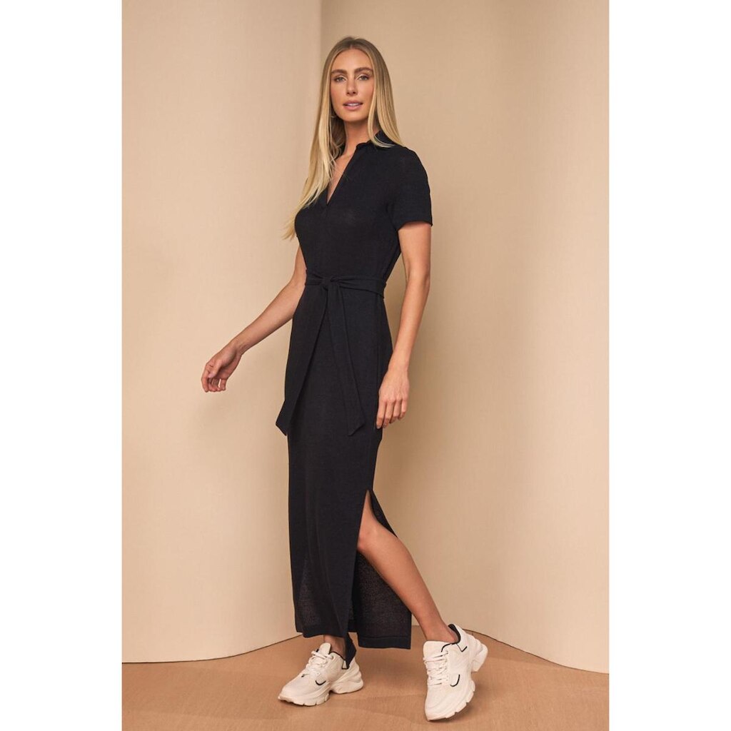 VESTIDO LONG MIDI LADO AVESSO POLO L129525