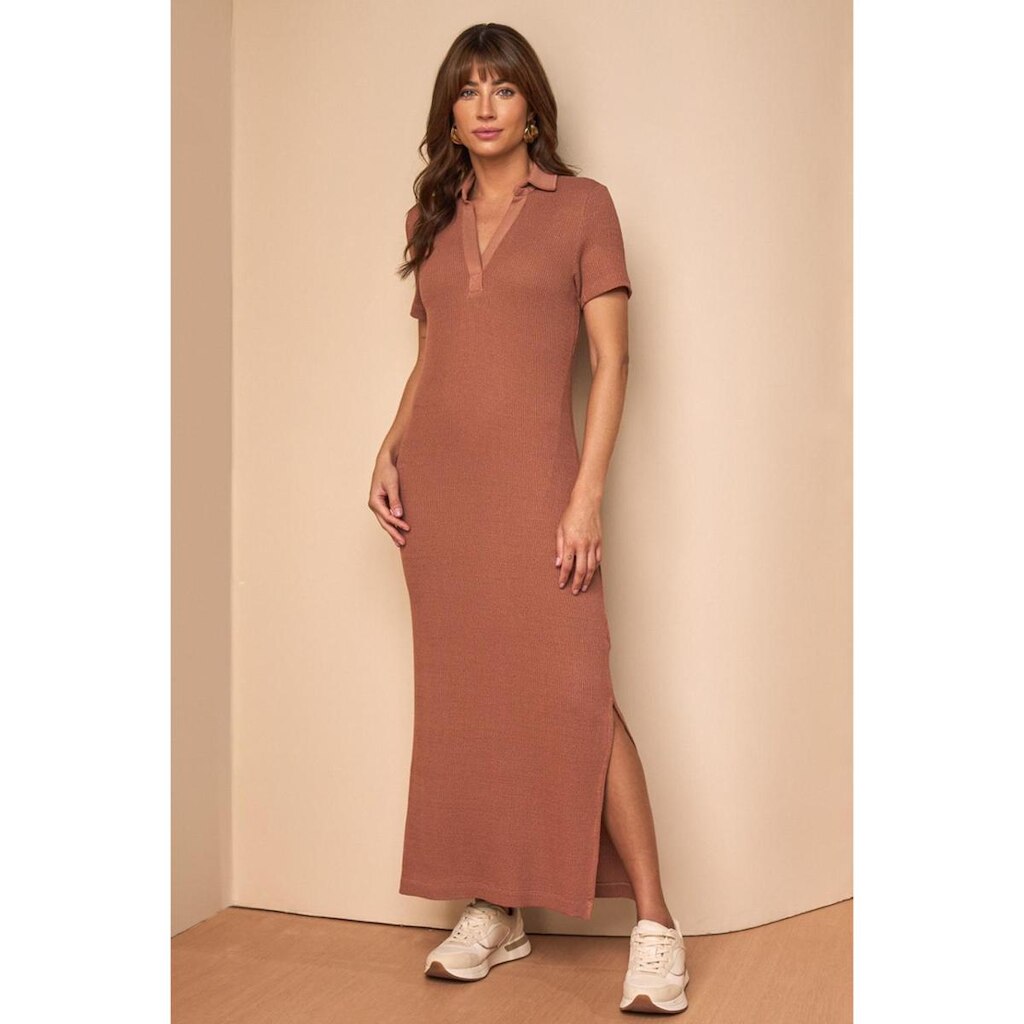VESTIDO LONG MIDI LADO AVESSO POLO L129525