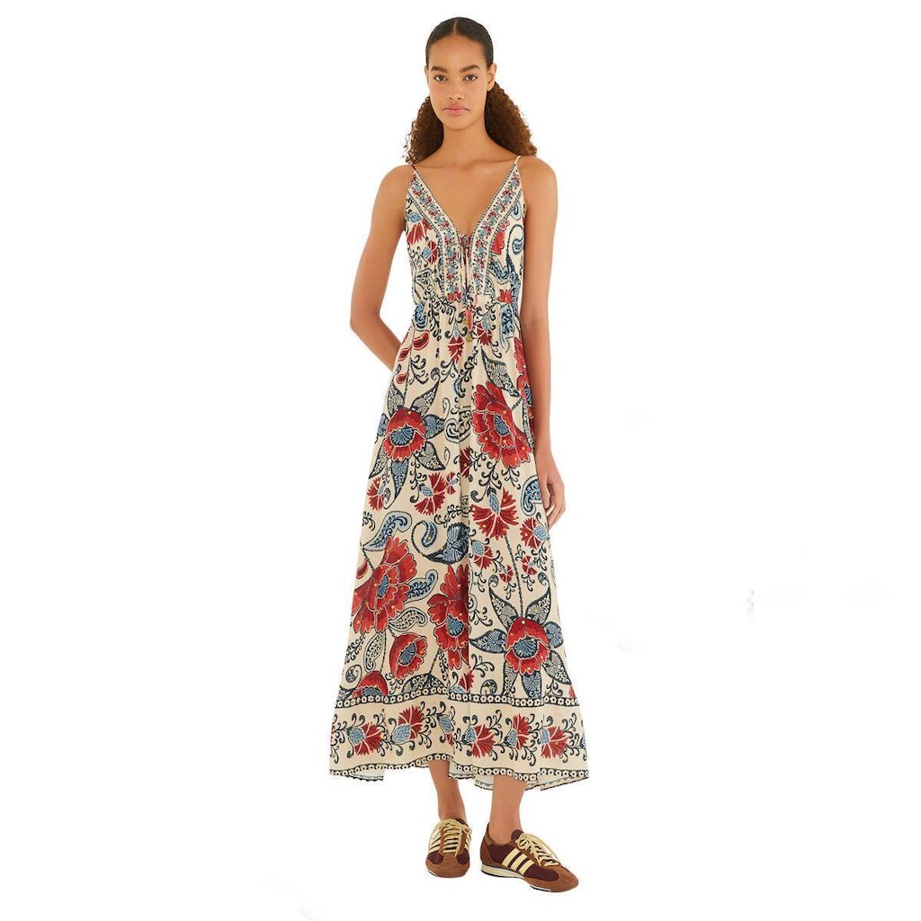 Vestido Longo Farm Rio Estampado Francisca Feminino