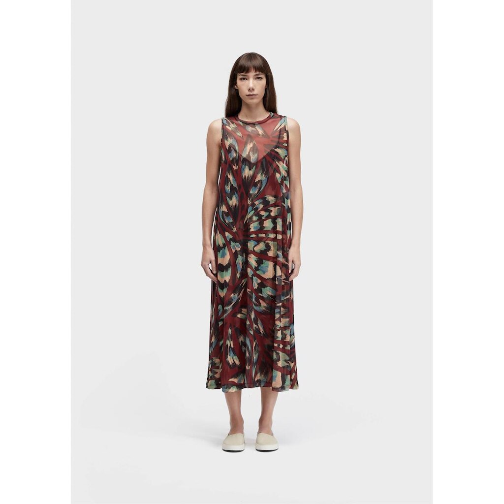 Vestido longo tule panacea OSKLEN