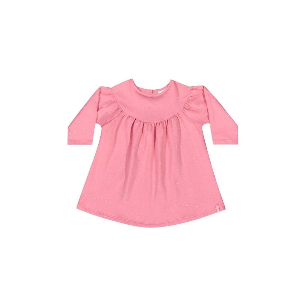 Vestido Manga Longa com Glitter para Bebê Menina Quimby