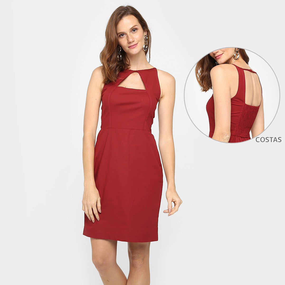 vestidos frente e costas