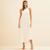 Vestido Mid Forum Confort Feminino - Off White