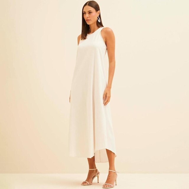 Vestido Mid Forum Confort Feminino