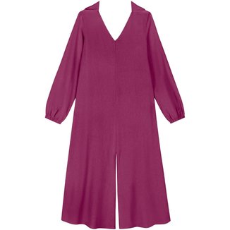 Vestido Midi Chá Em Linho E Viscose Com Faixa Ajustável