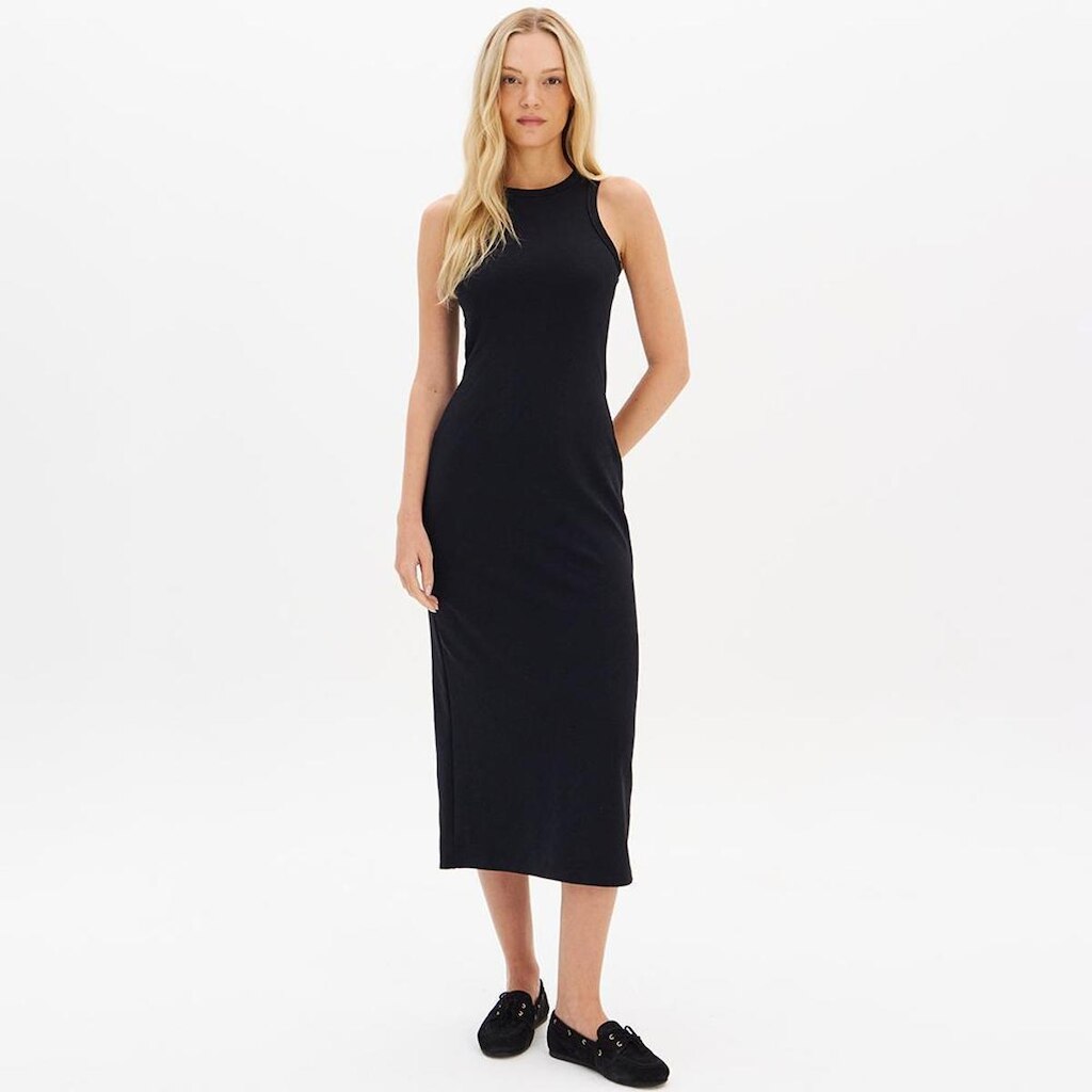 Vestido Midi Easy Lança Perfume Jacquard Feminino