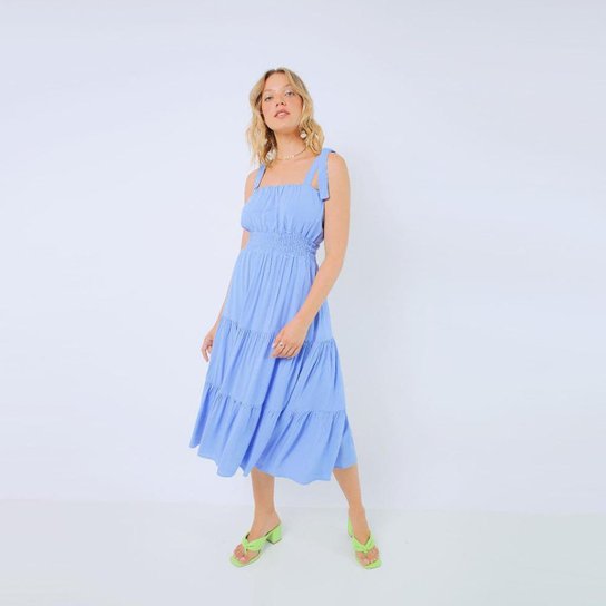 Vestido Midi Eight Brand Eliane - Azul