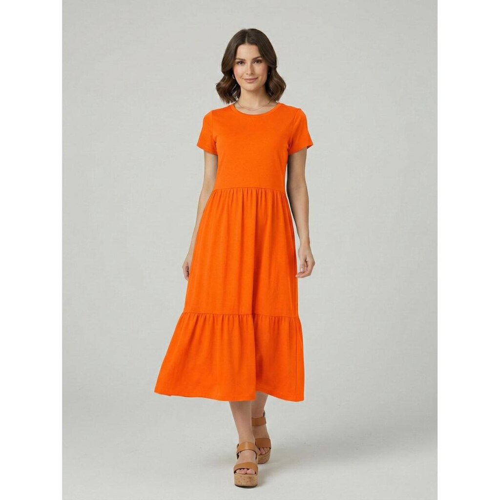 Vestido Midi Três Marias De Algodão