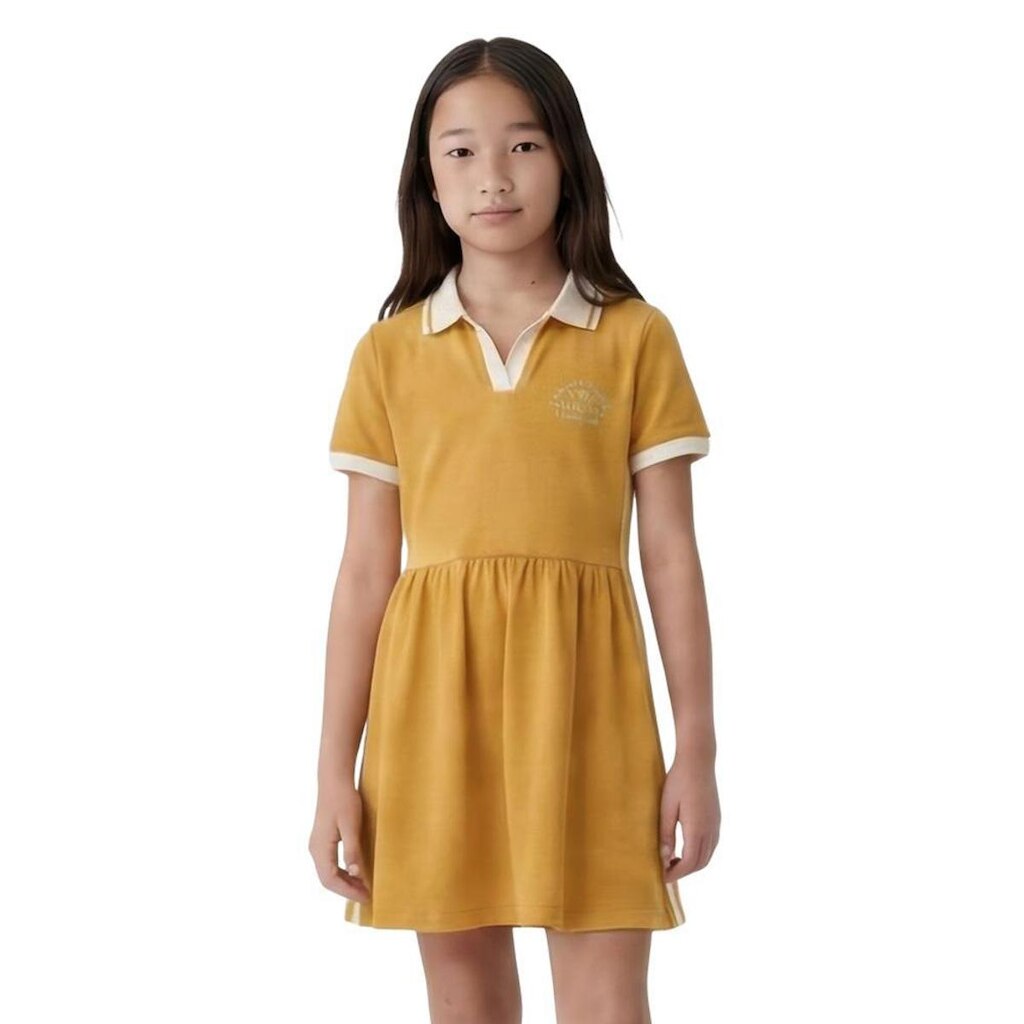 Vestido Polo Hering Infantil Curto em Malha