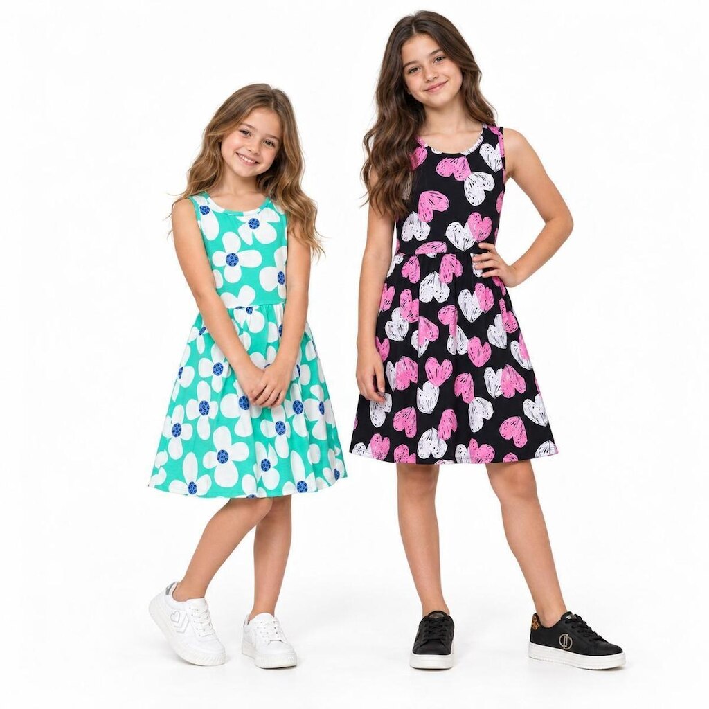 Vestido regata estampado Elian