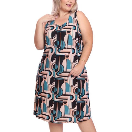 Liganete Estampada Vestido De Liganete Vestido Regata Giliane