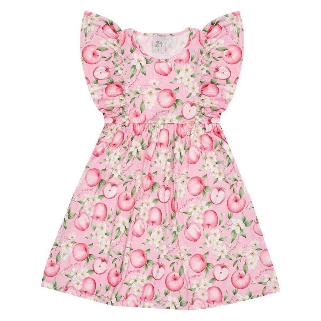 Vestido Rosa Infantil Pulla Bulla Menina - 53418-1265