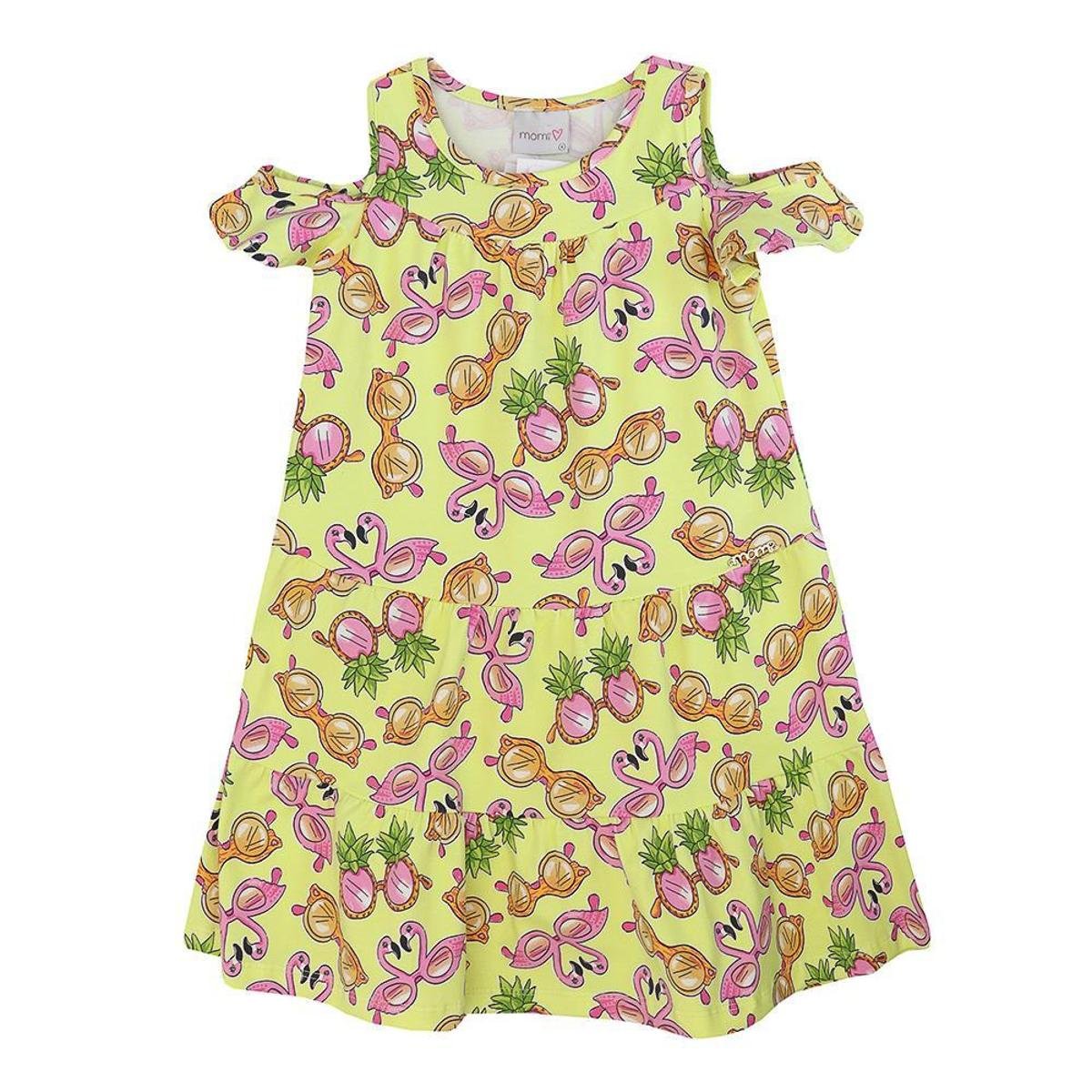 vestido momi amarelo