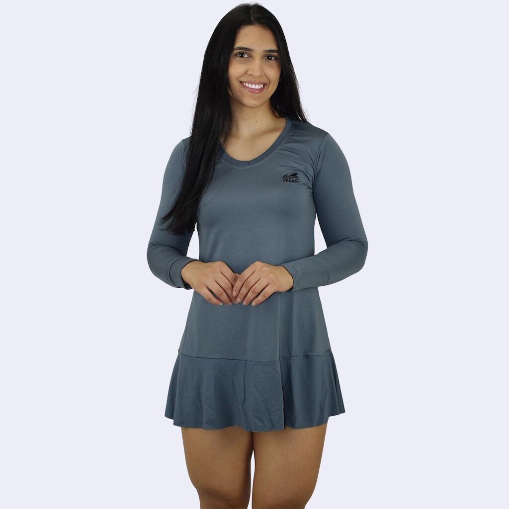 Vestido Saída de Praia Feminino Premium – Proteção Solar UV50 Fator 50 – Estilo e Verão